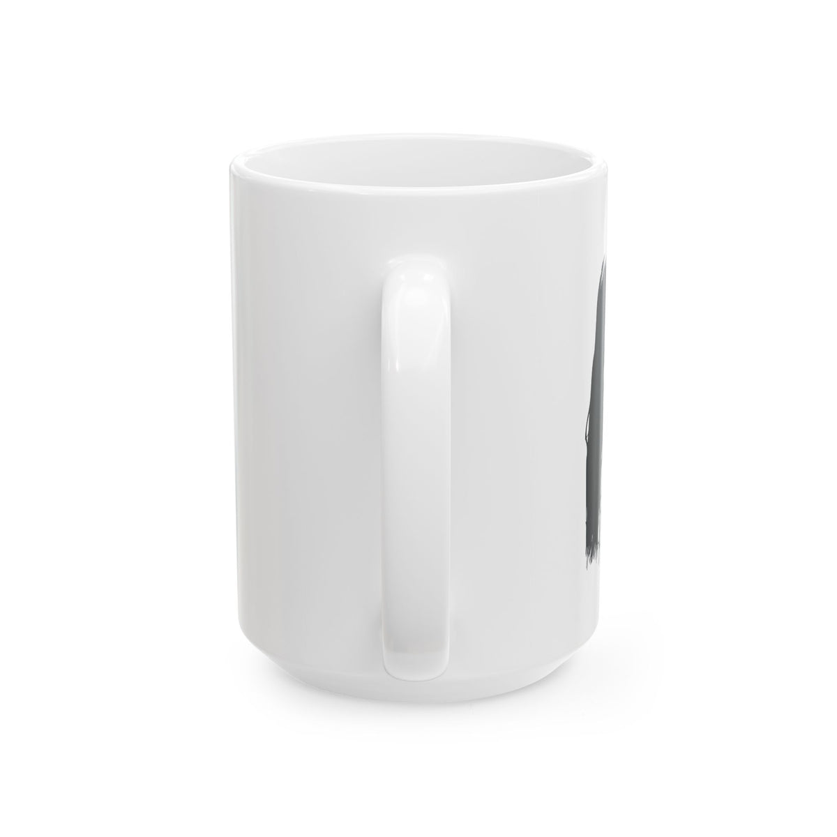 Inspirational Minimalist Ceramic Coffee Mug — Neutral Brushstroke Design (11oz & 15oz)