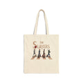 The Slayers Abbey Road Tote Bag – Retro Band Silhouette Cotton Canvas Tote
