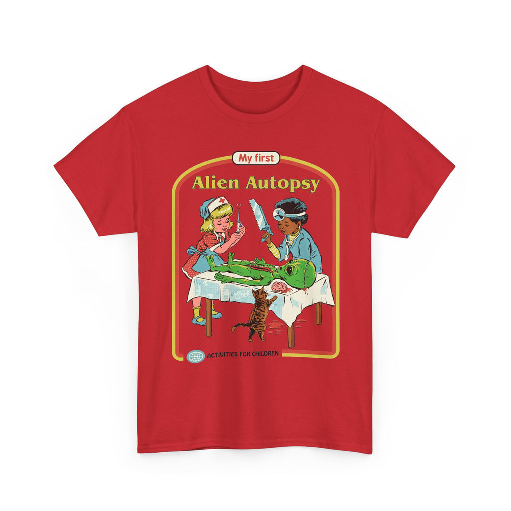 Kids' Novelty Tee — "My First Alien Autopsy" Retro Illustration