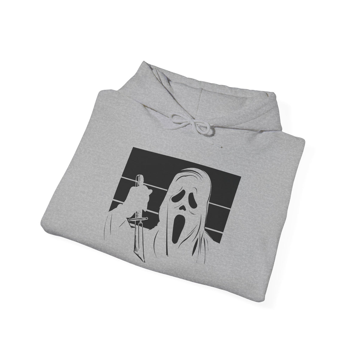 Scream Mask Graphic Hoodie – Horror Movie Ghostface Pullover