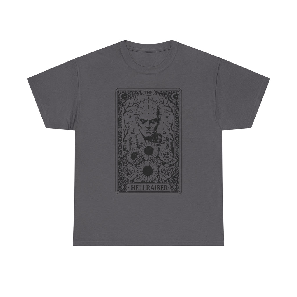 Hellraiser Tarot Card T-Shirt — Gothic Horror Pinhead Graphic Tee
