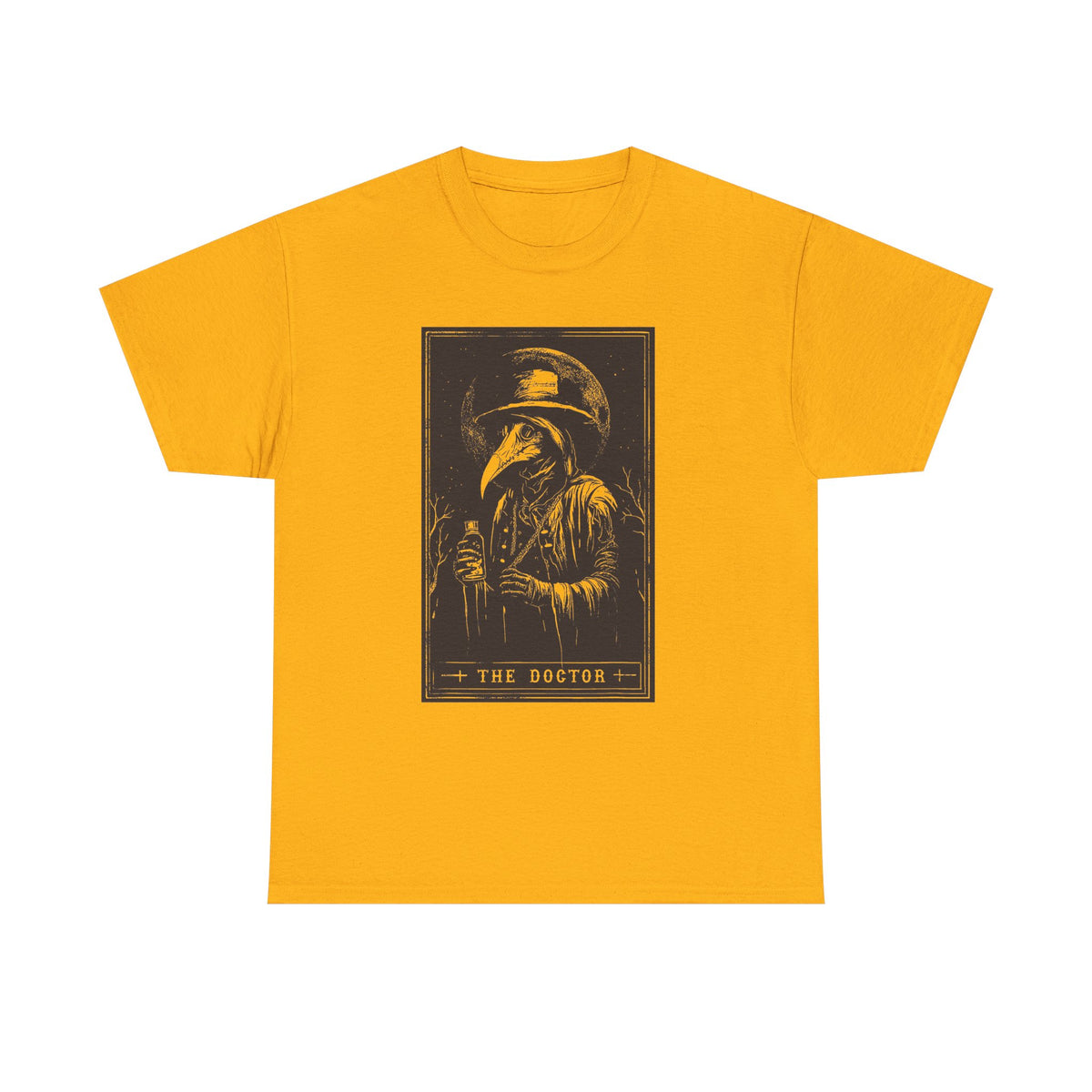 Graphic Tee — 'The Doctor' Plague Doctor Illustration T-Shirt