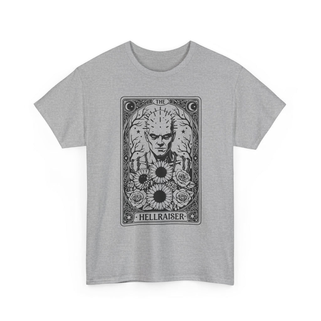 Hellraiser Tarot Card T-Shirt — Gothic Horror Pinhead Graphic Tee