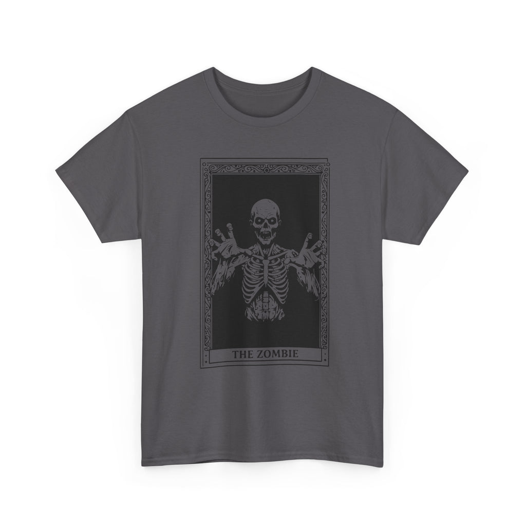 Zombie Tarot T‑Shirt — 'The Zombie' Skeletal Tarot Card Tee