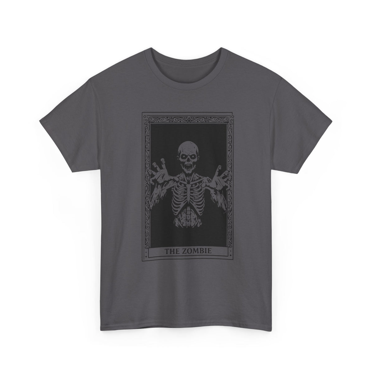 Zombie Tarot T‑Shirt — 'The Zombie' Skeletal Tarot Card Tee