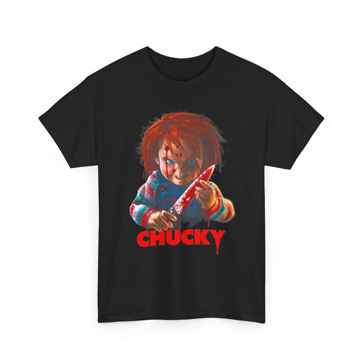 Chucky Graphic Tee — Retro Horror Doll Movie T-Shirt