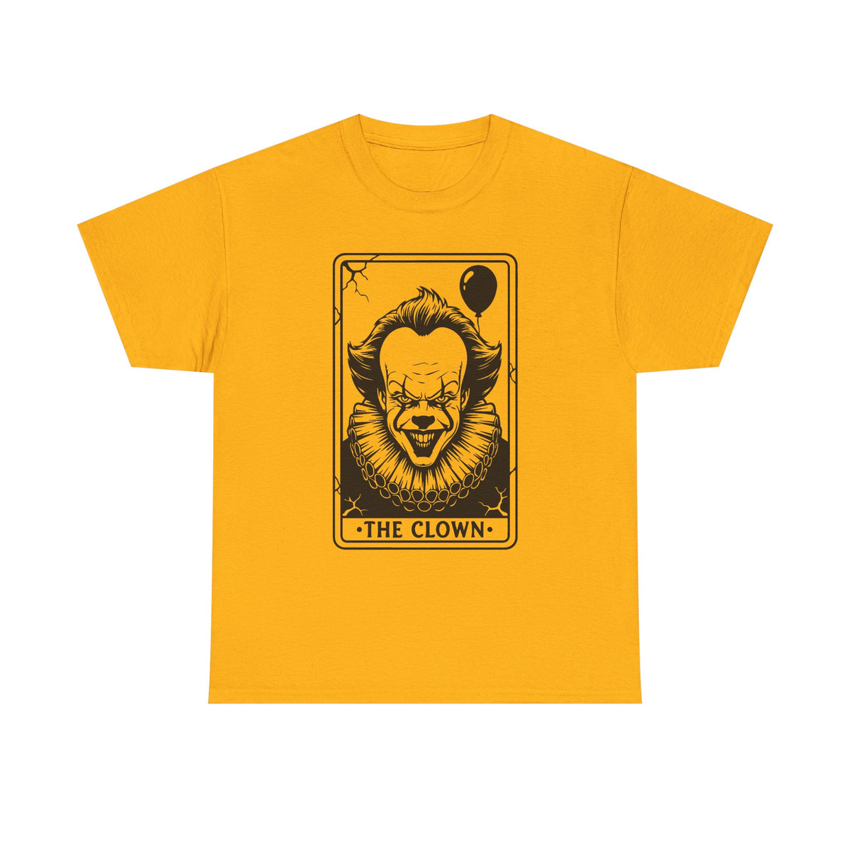Horror Clown Tarot T-Shirt — 'The Clown' Graphic Tee