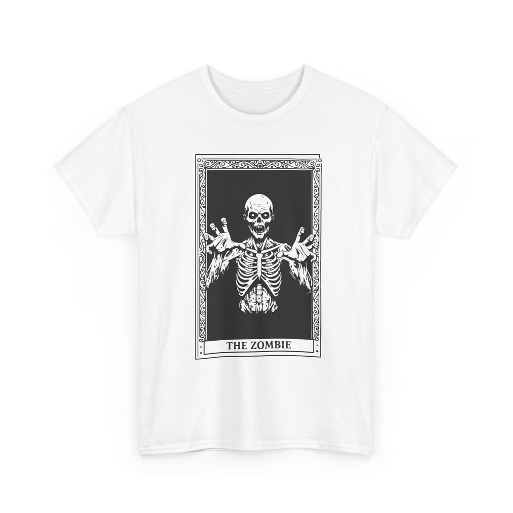 Zombie Tarot T‑Shirt — 'The Zombie' Skeletal Tarot Card Tee