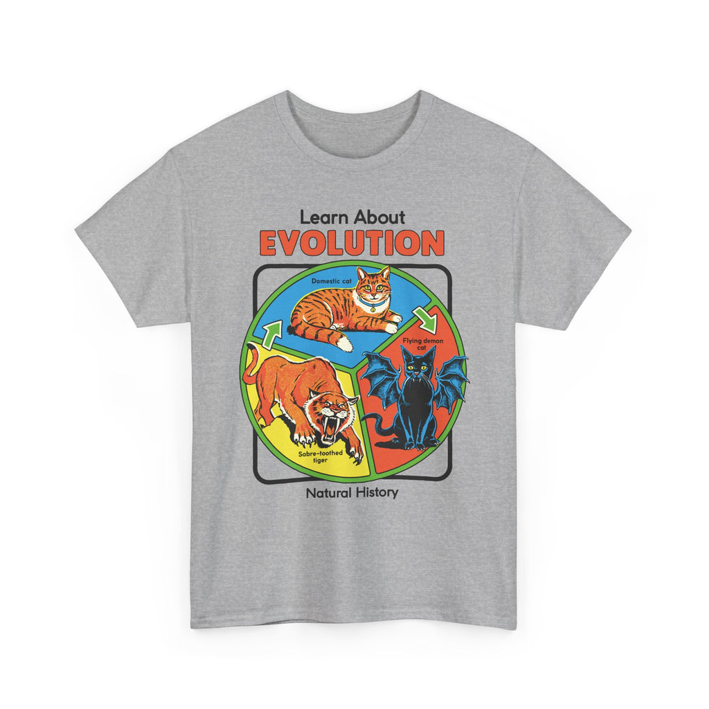 Evolution Natural History T‑Shirt — 'Learn About Evolution' Vintage Science Tee