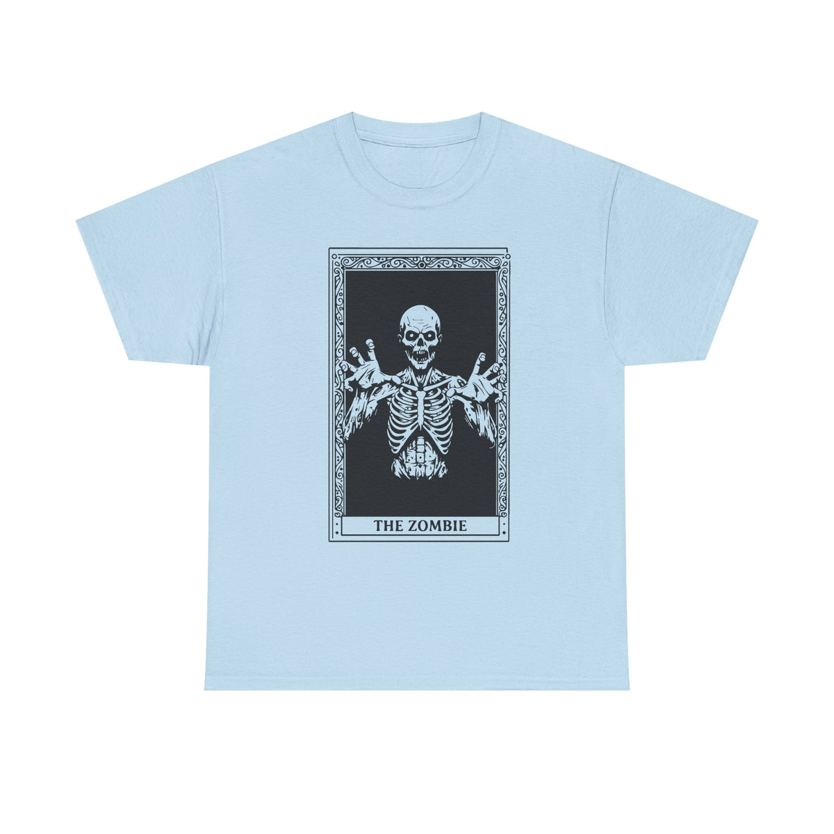 Zombie Tarot T‑Shirt — 'The Zombie' Skeletal Tarot Card Tee