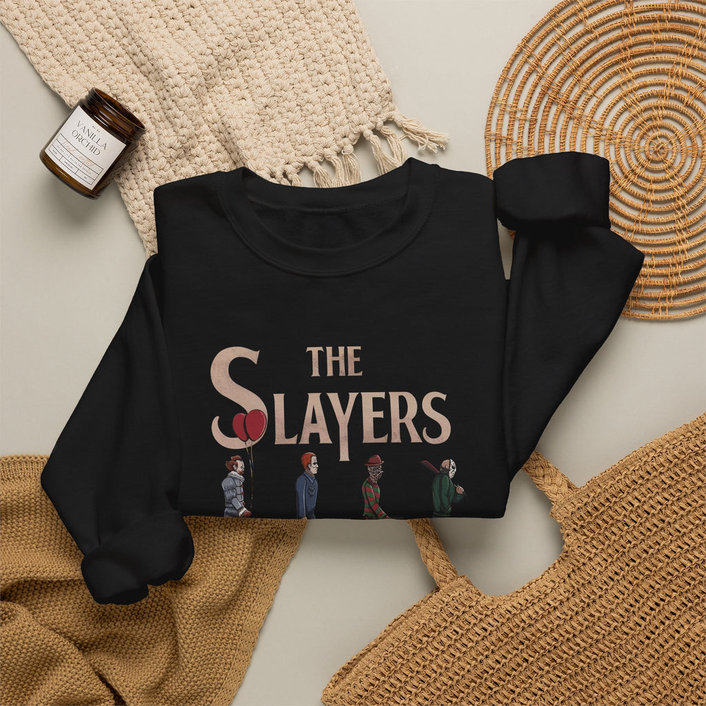 Sweatshirt — "The Slayers" Abbey Road Band Parody Crewneck
