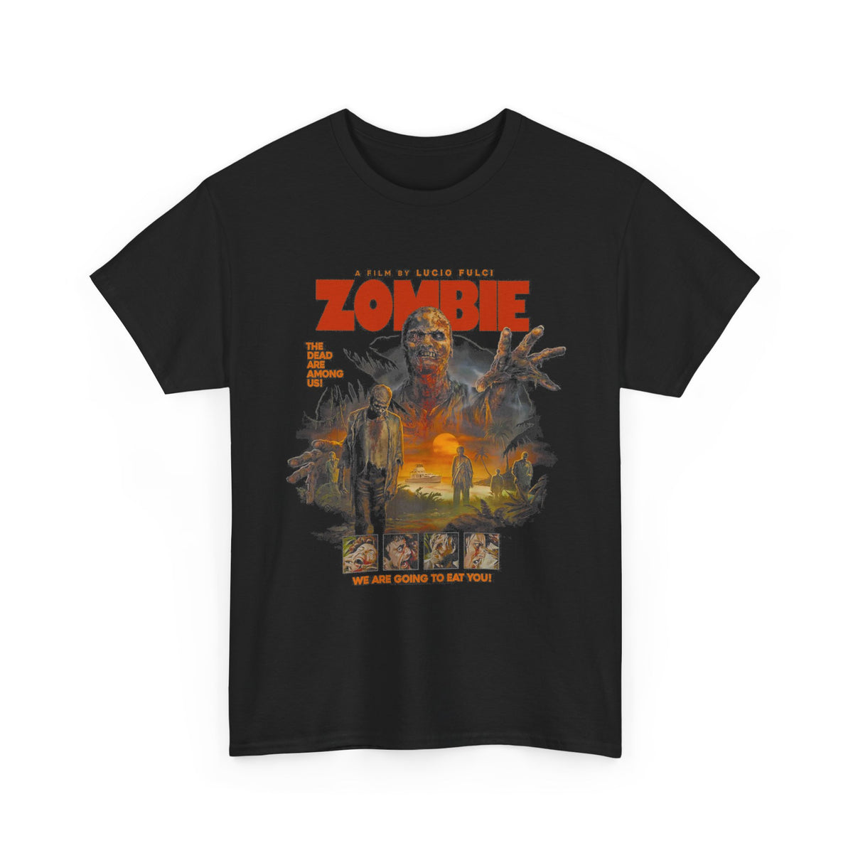 Zombie Movie Poster T-Shirt — Retro Horror Tee
