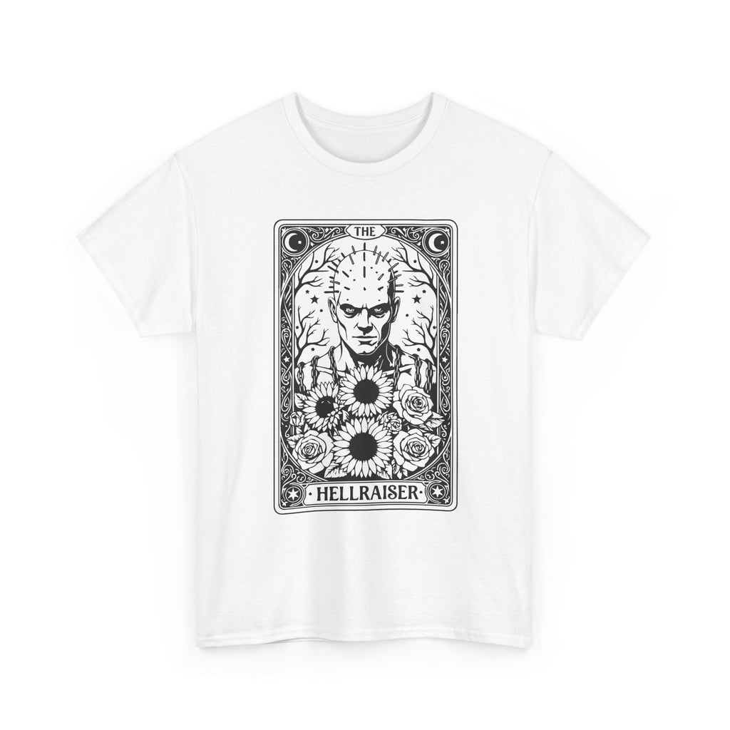 Hellraiser Tarot Card T-Shirt — Gothic Horror Pinhead Graphic Tee