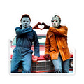Horror Icons Heart Handshake Kiss-Cut Sticker