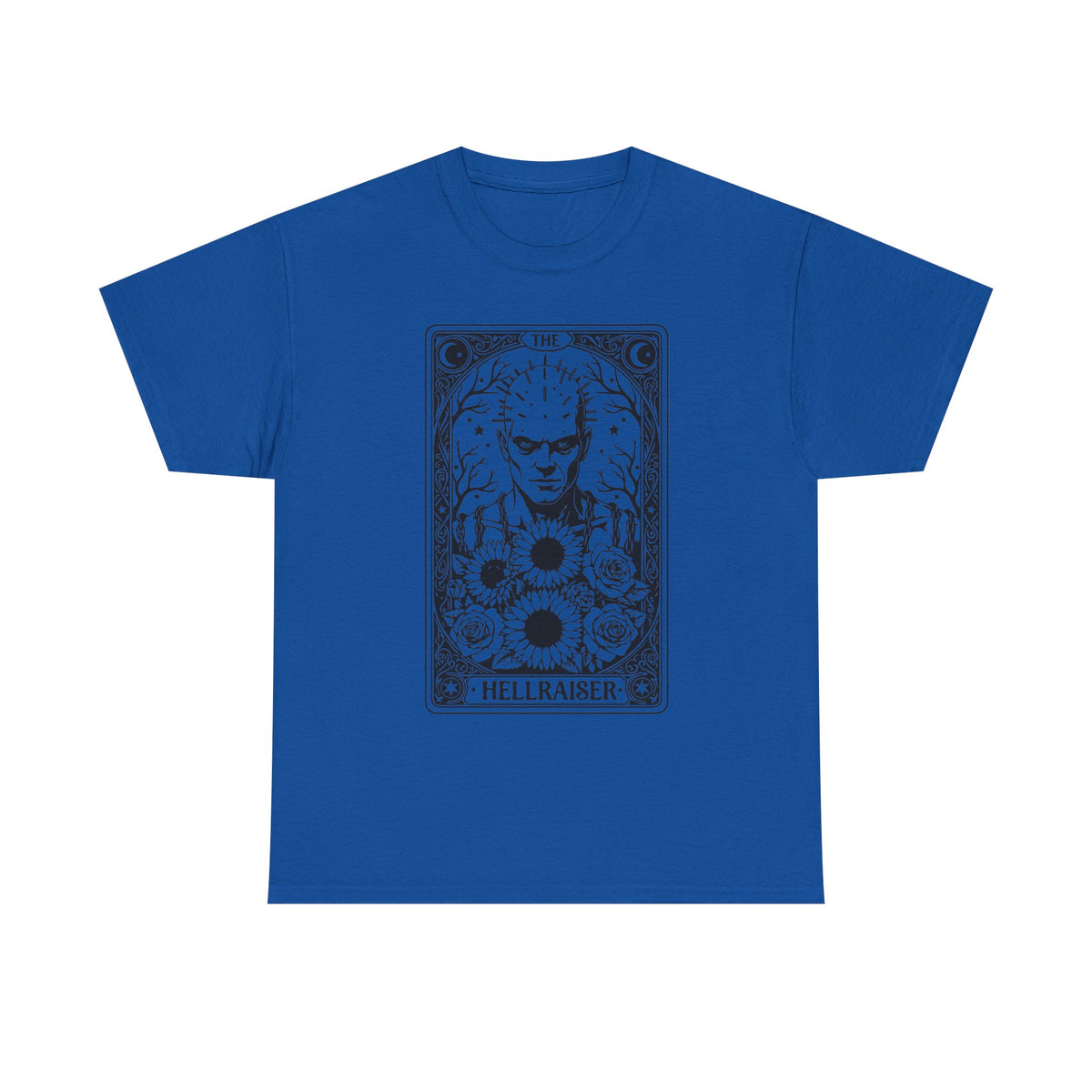 Hellraiser Tarot Card T-Shirt — Gothic Horror Pinhead Graphic Tee