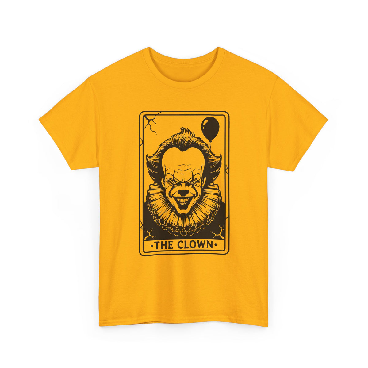 Horror Clown Tarot T-Shirt — 'The Clown' Graphic Tee