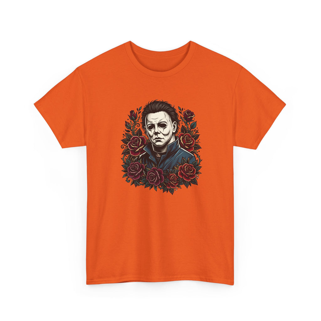 Horror Mask & Roses T‑Shirt