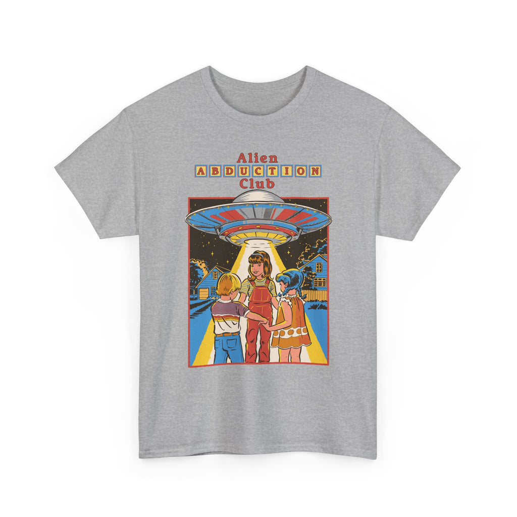 Alien Abduction Club Graphic Tee — Retro UFO Sci‑Fi T-Shirt