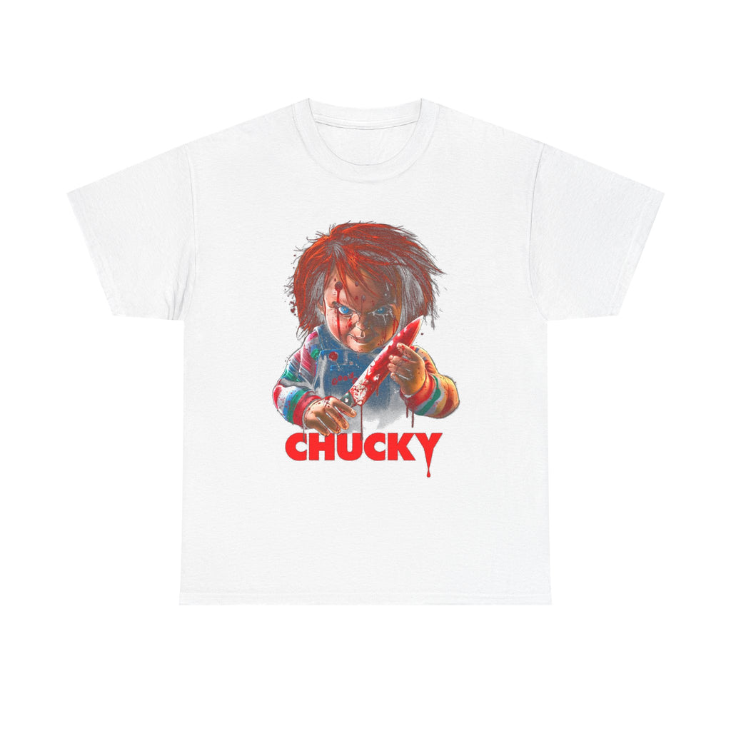 Chucky Graphic Tee — Retro Horror Doll Movie T-Shirt