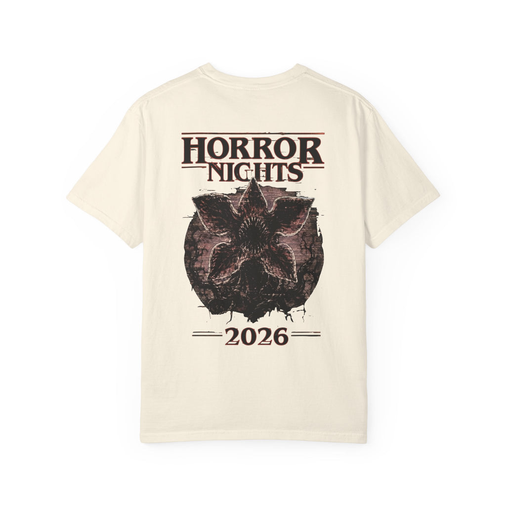 Horror Nights 2026 T‑Shirt — Stranger Monster Retro Poster Tee