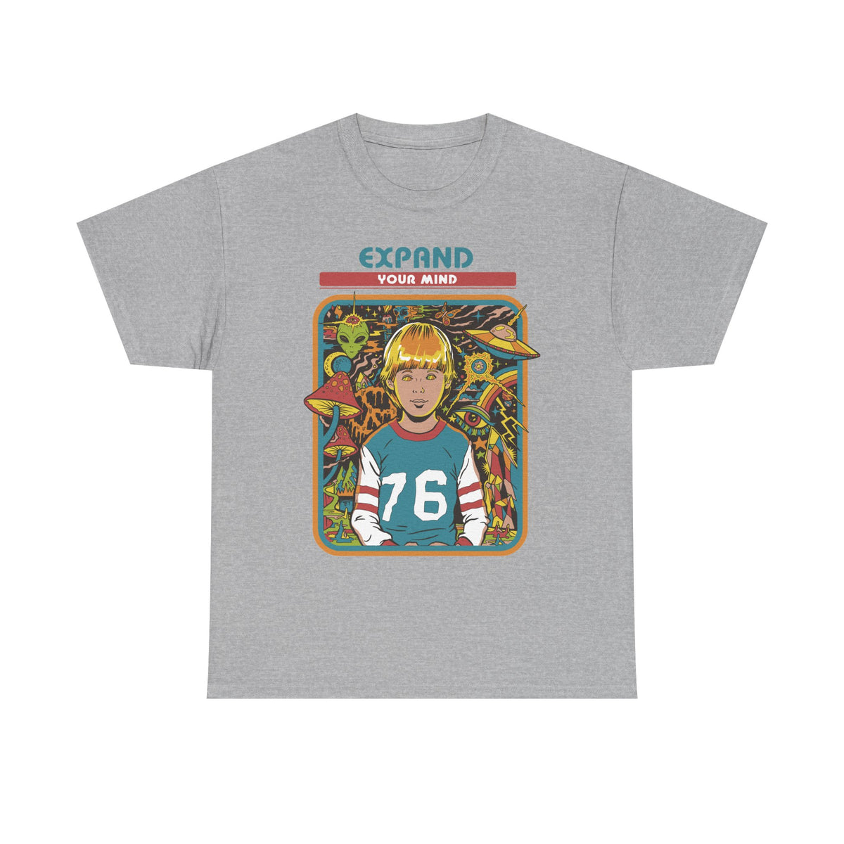 Retro 'Expand Your Mind' Tee — Vintage Sci‑Fi Graphic T-Shirt