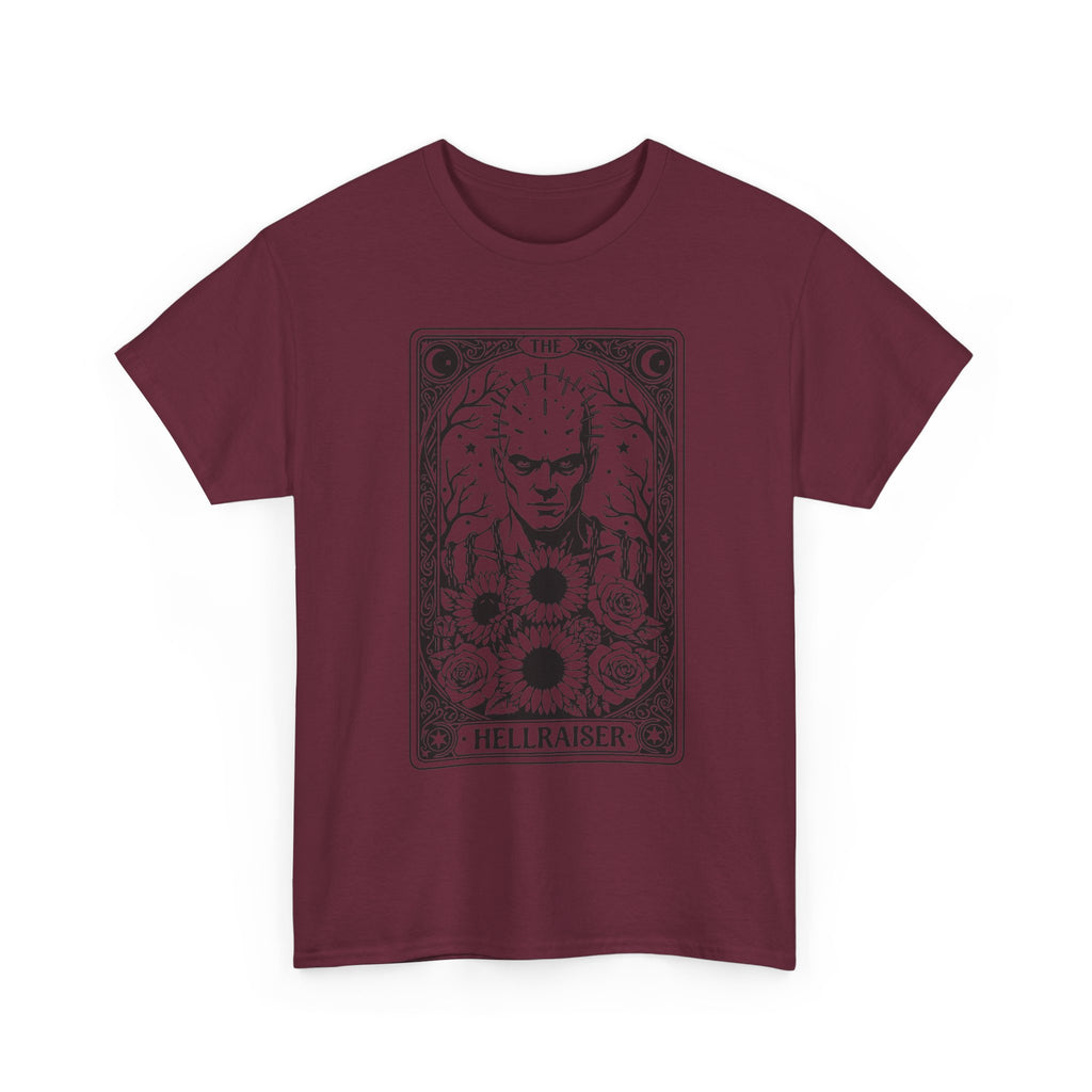 Hellraiser Tarot Card T-Shirt — Gothic Horror Pinhead Graphic Tee
