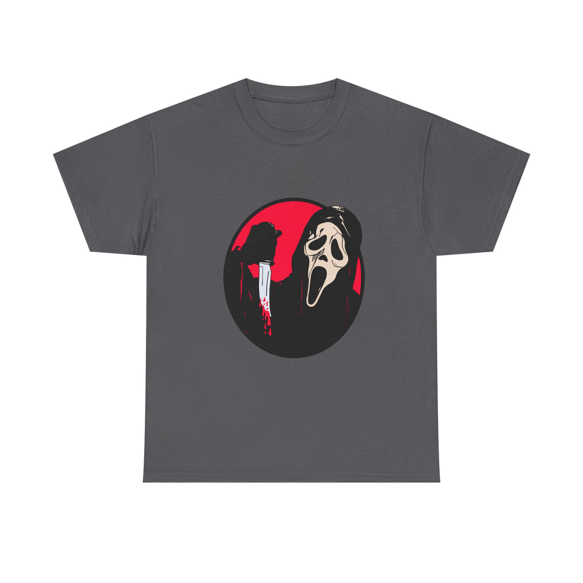 Scream Mask Horror Movie T-Shirt