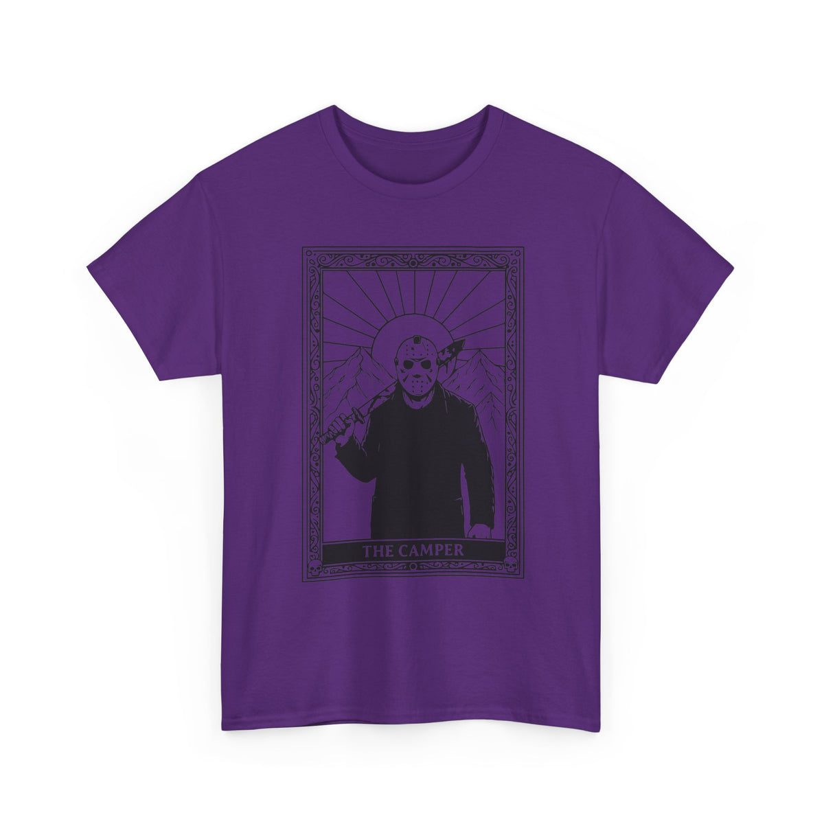 Skull Saint Graphic Tee — Mountain Tarot Illustration