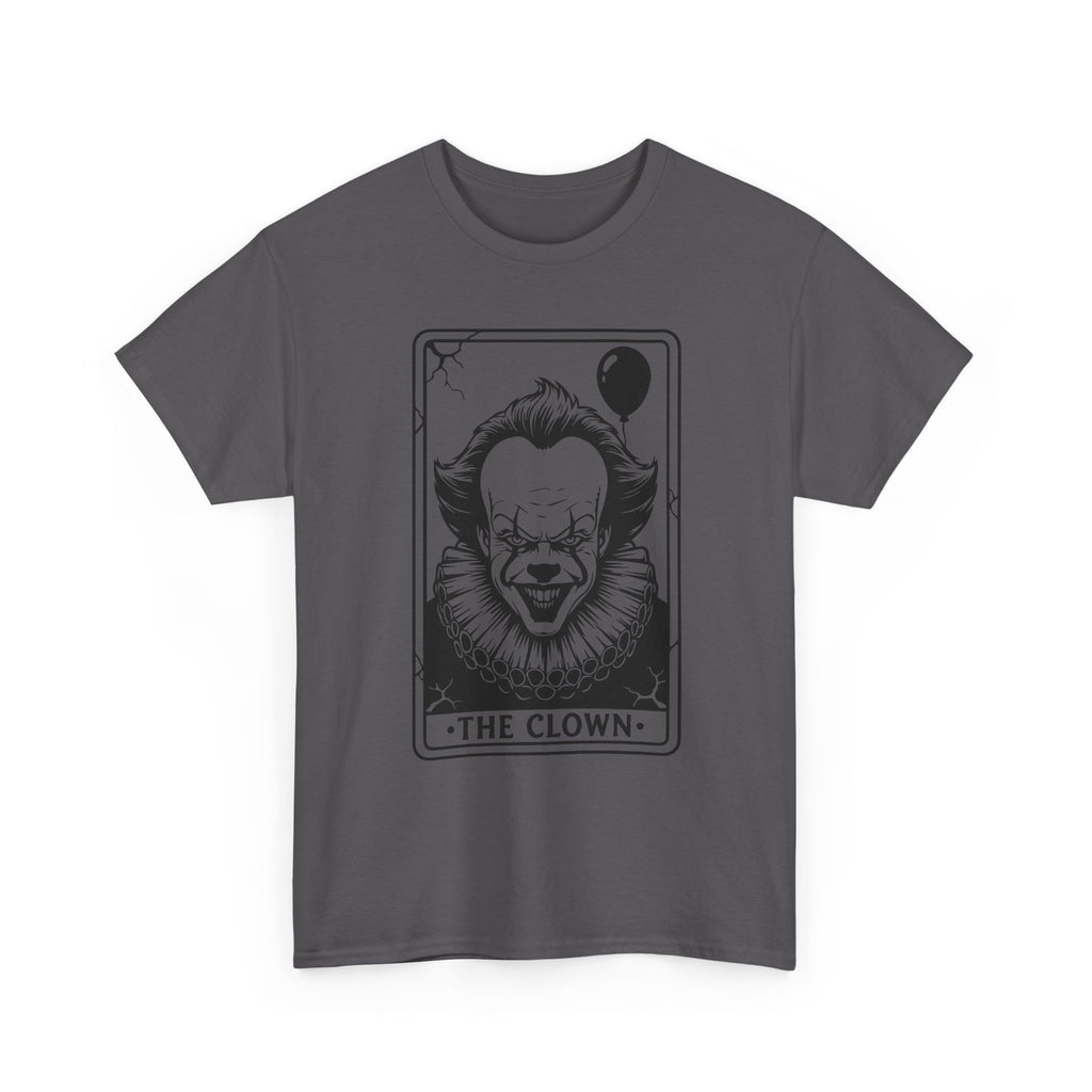 Horror Clown Tarot T-Shirt — 'The Clown' Graphic Tee