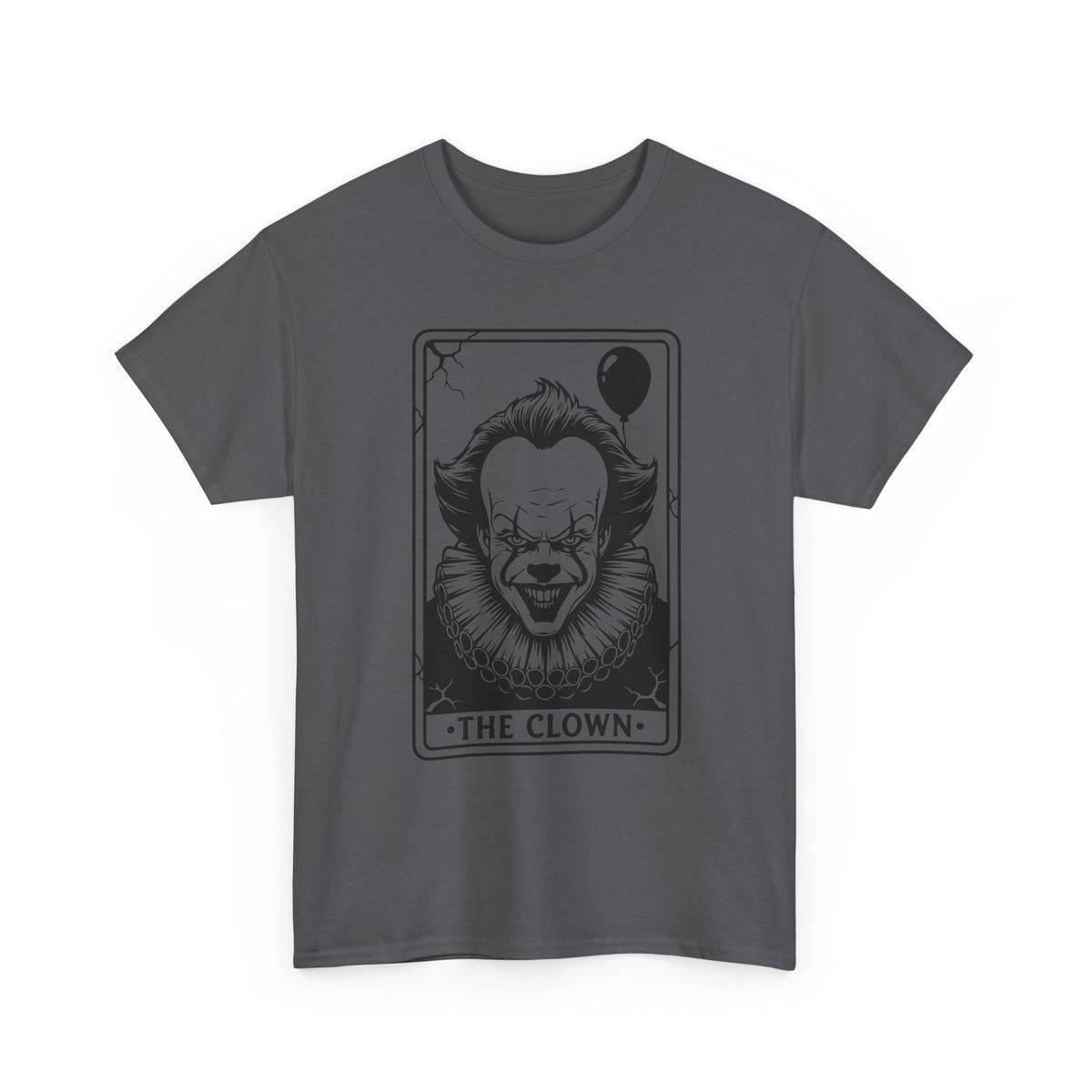 Horror Clown Tarot T-Shirt — 'The Clown' Graphic Tee