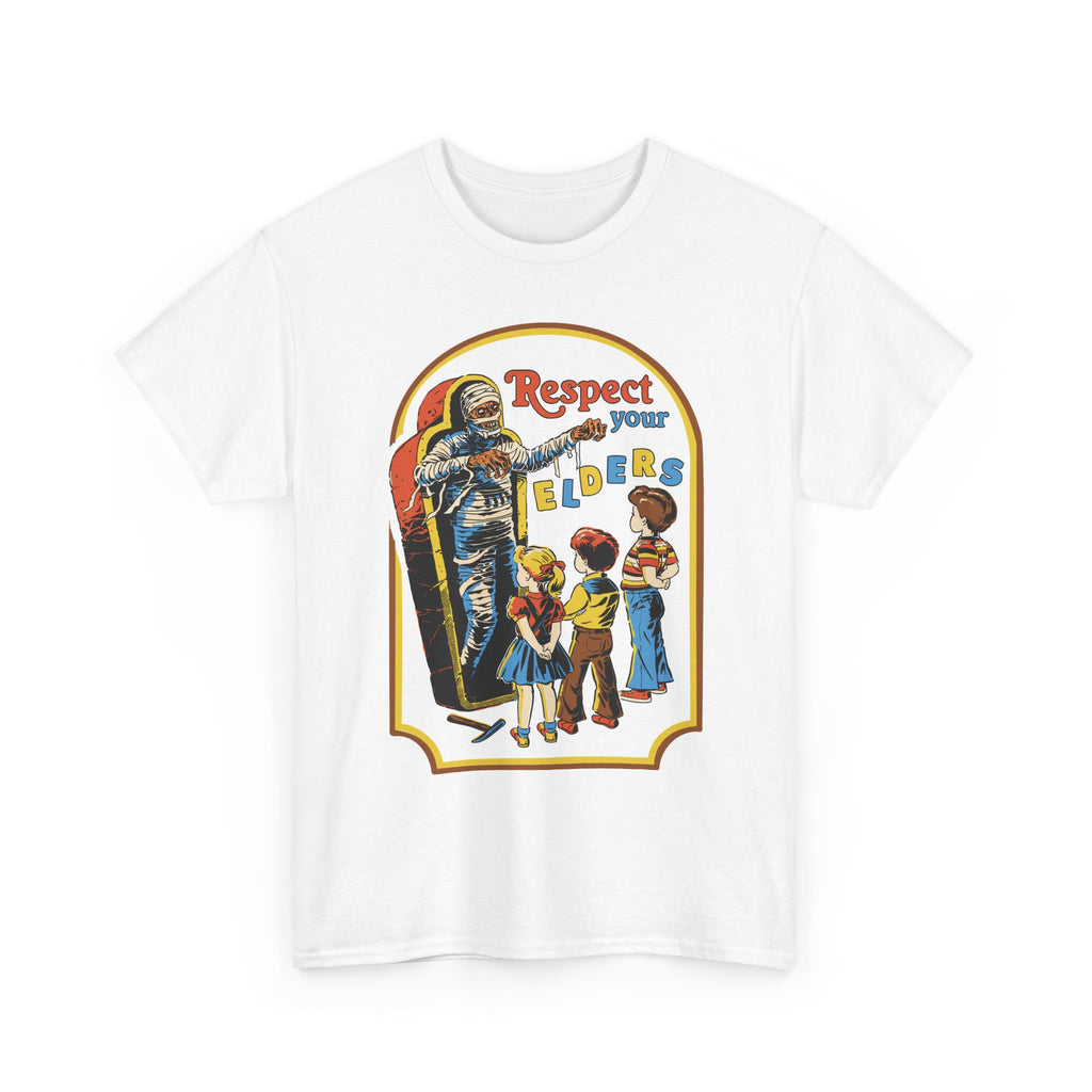Respect Your Elders Vintage Retro Tee — Kids Learning & Respectful Message T-Shirt