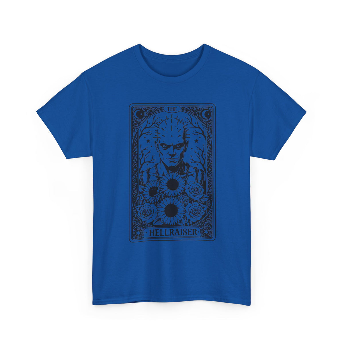 Hellraiser Tarot Card T-Shirt — Gothic Horror Pinhead Graphic Tee