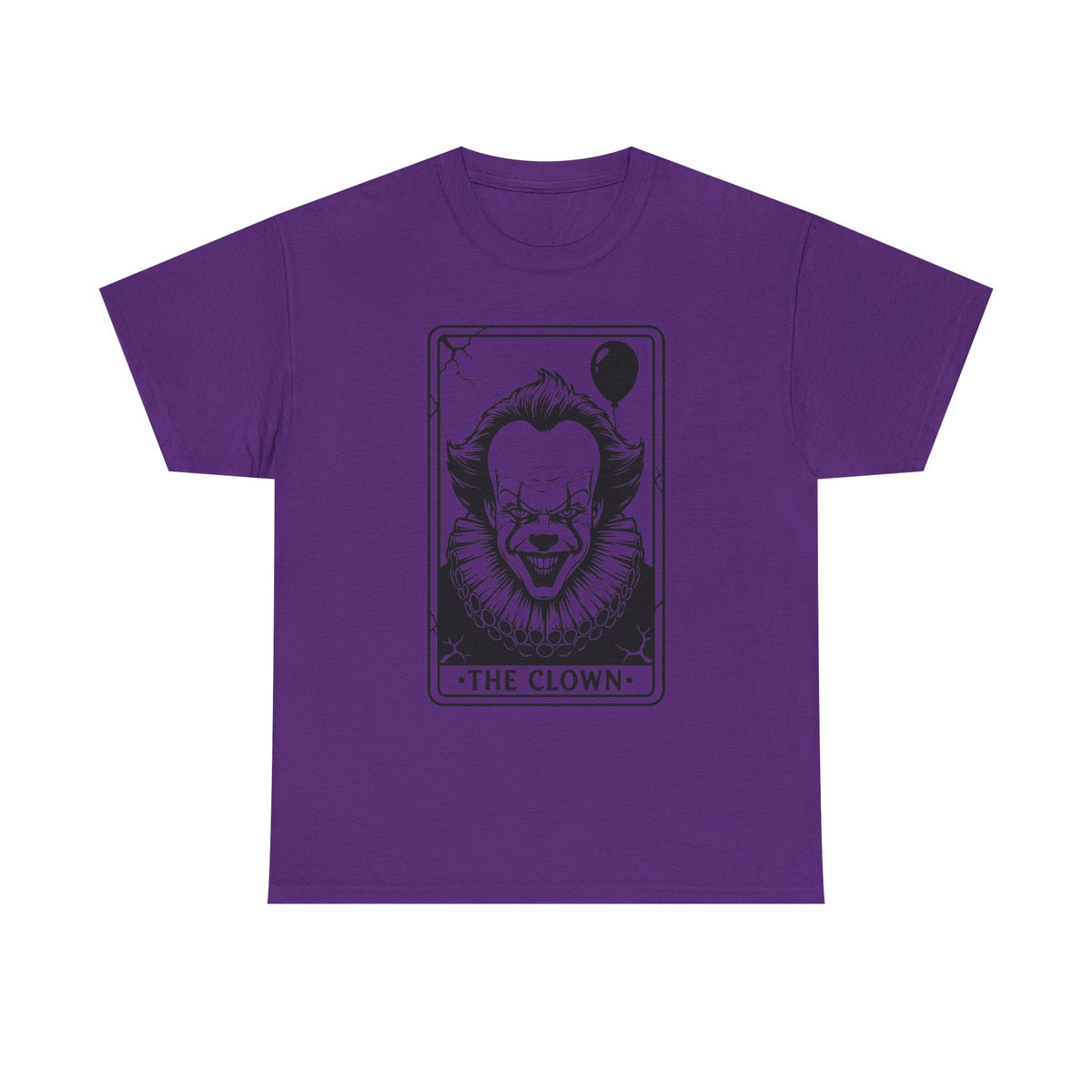 Horror Clown Tarot T-Shirt — 'The Clown' Graphic Tee