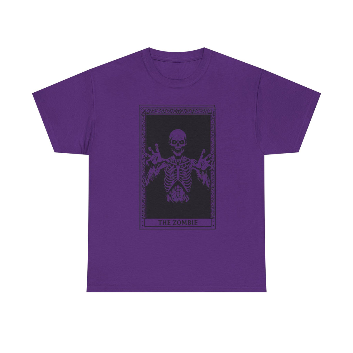 Zombie Tarot T‑Shirt — 'The Zombie' Skeletal Tarot Card Tee