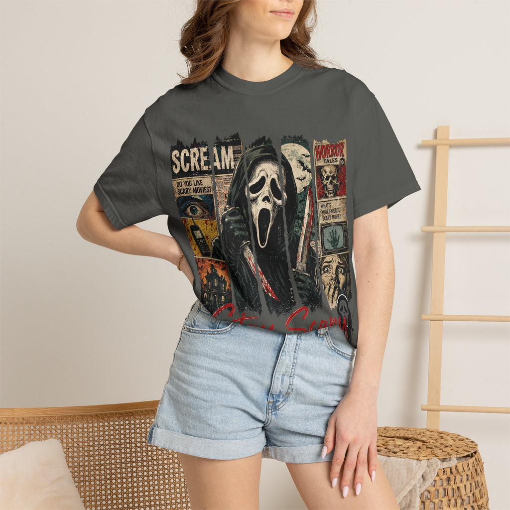 Scream 'Stay Scary' Horror Graphic T-Shirt