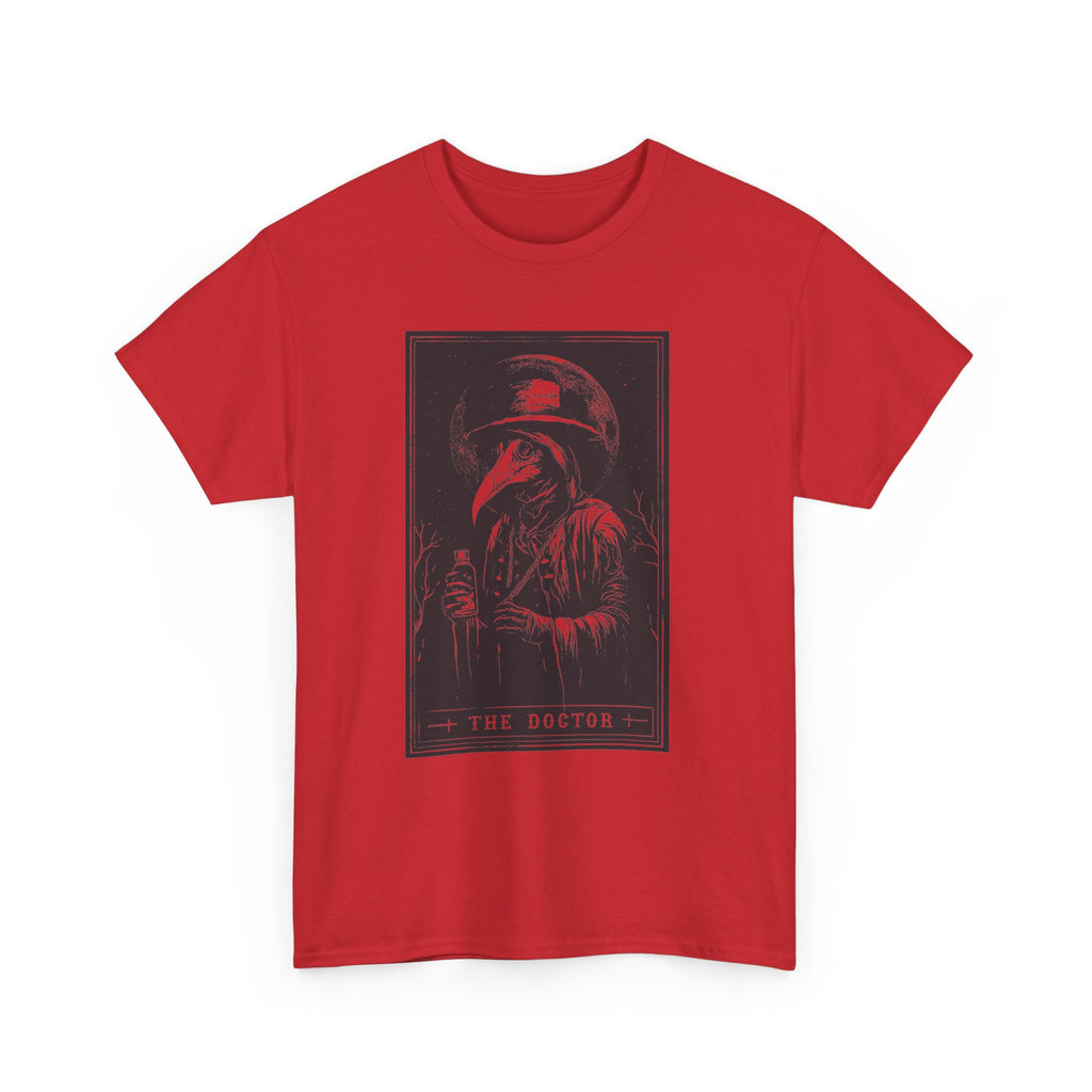 Graphic Tee — 'The Doctor' Plague Doctor Illustration T-Shirt