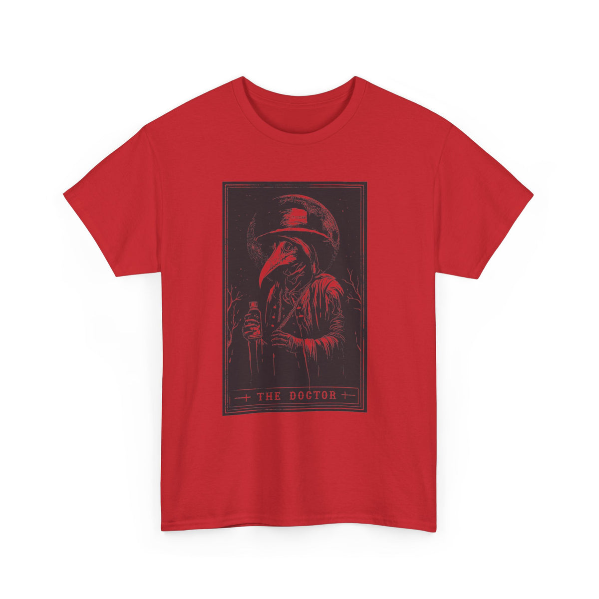 Graphic Tee — 'The Doctor' Plague Doctor Illustration T-Shirt