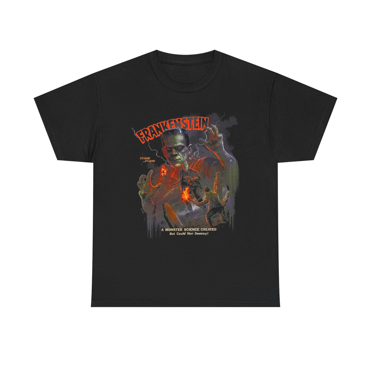 Frankenstein Vintage Horror T‑Shirt — Retro Monster Movie Graphic Tee