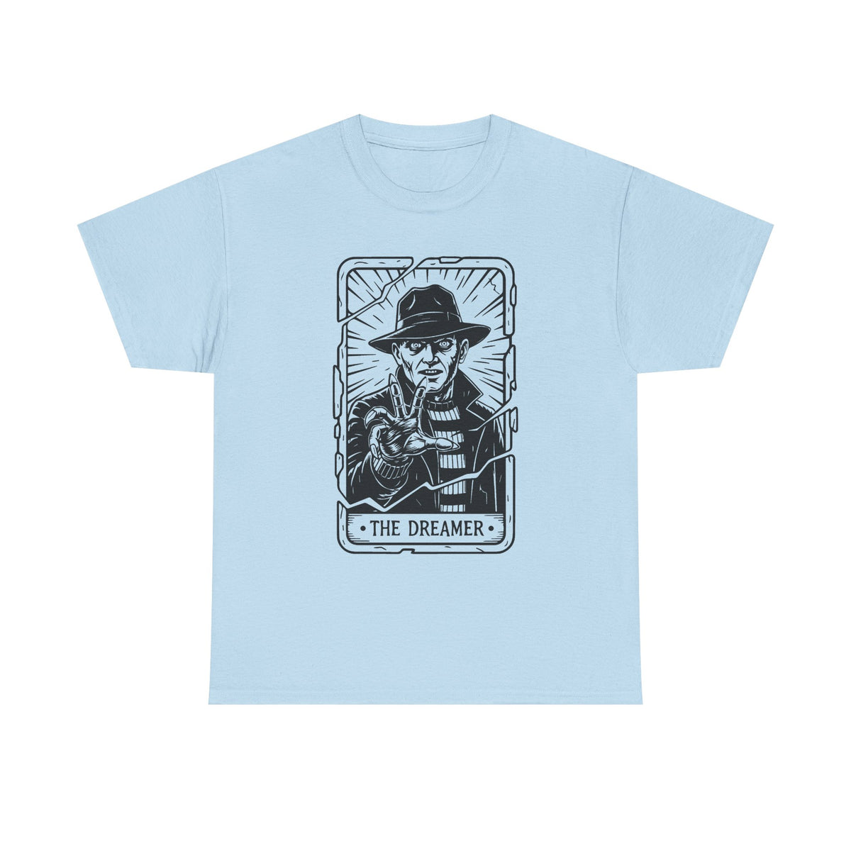 Dreamer Tarot Tee — Vintage Noir Illustration T-Shirt