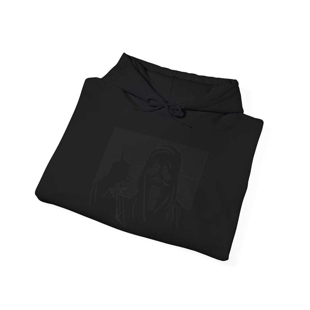 Scream Mask Graphic Hoodie – Horror Movie Ghostface Pullover