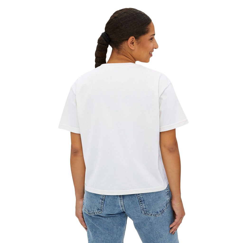 Stay Scary Scream Graphic Women's Boxy Tee
