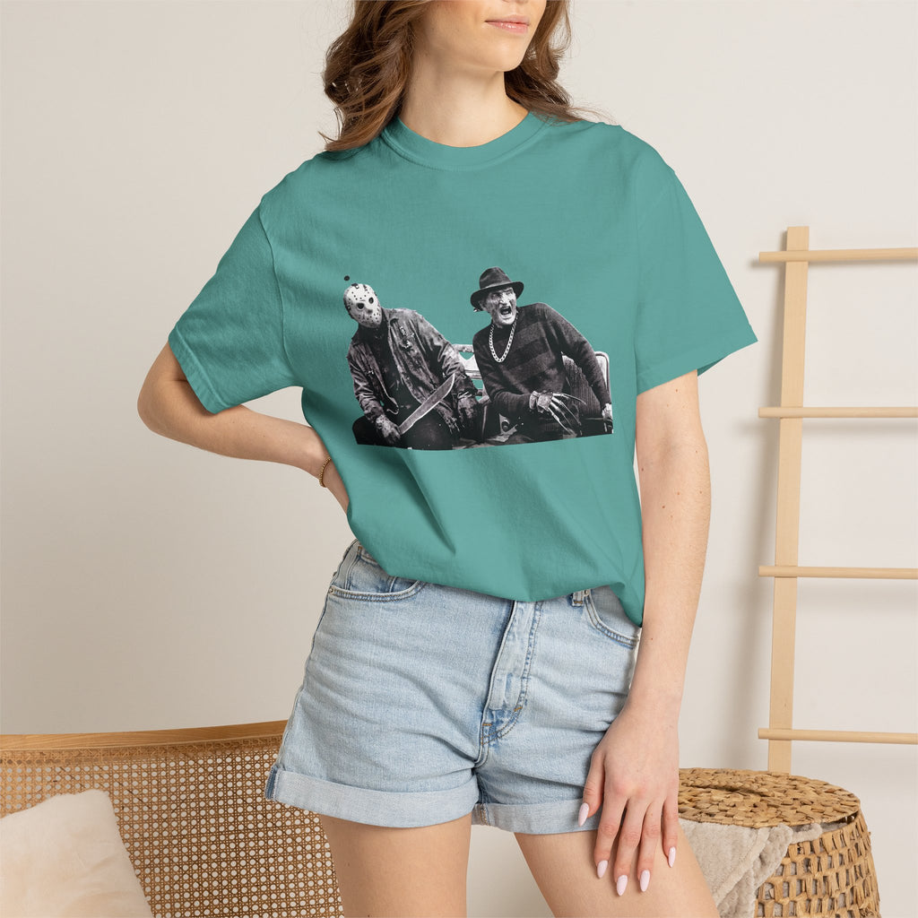 Vintage Horror Duo Graphic T-Shirt
