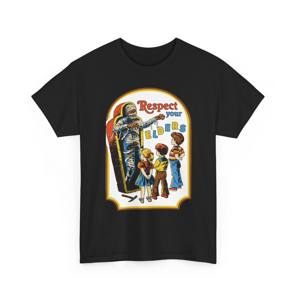 Respect Your Elders Vintage Retro Tee — Kids Learning & Respectful Message T-Shirt