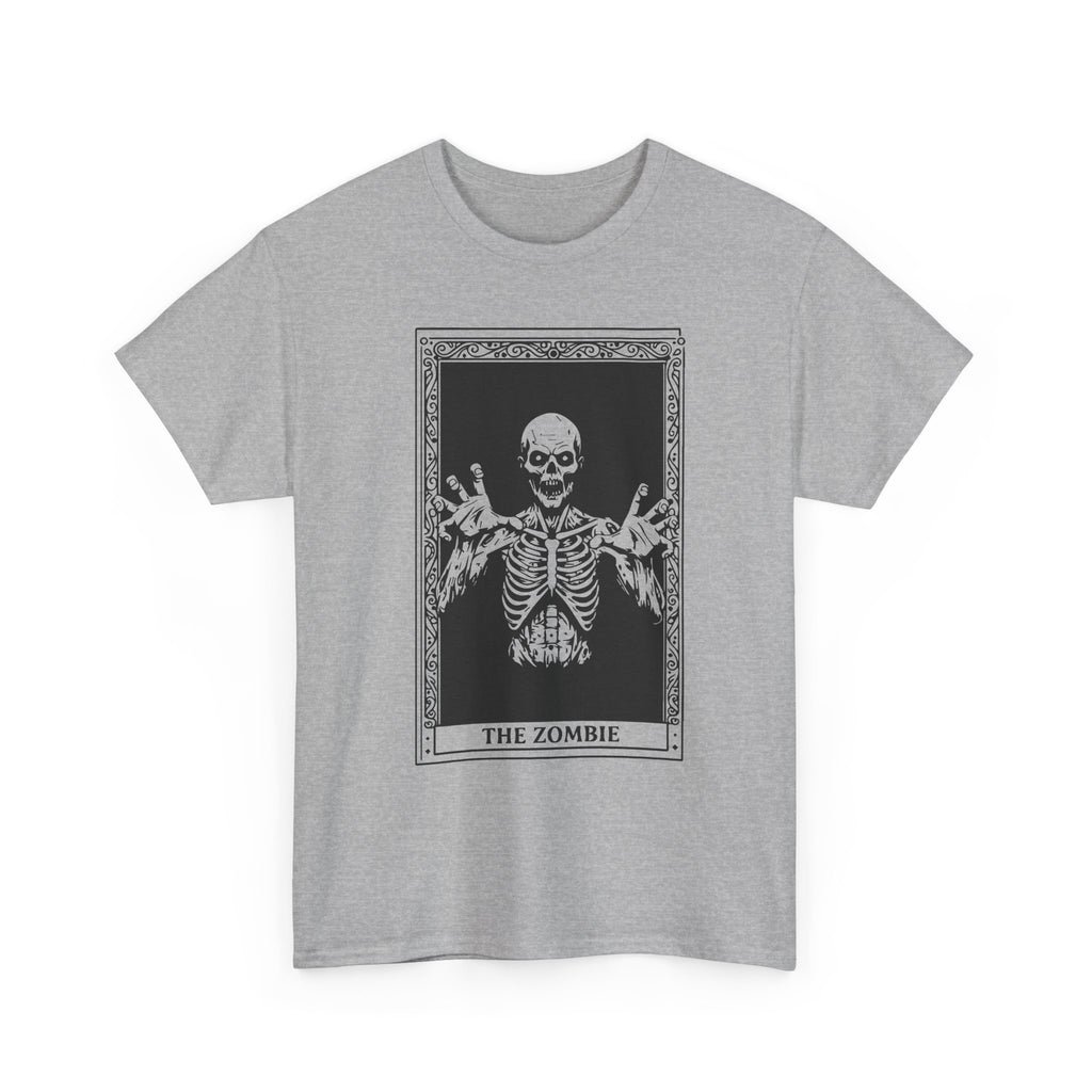 Zombie Tarot T‑Shirt — 'The Zombie' Skeletal Tarot Card Tee