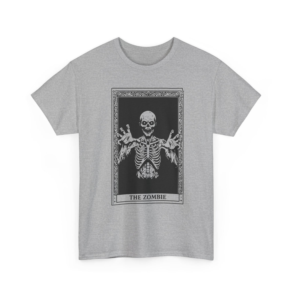 Zombie Tarot T‑Shirt — 'The Zombie' Skeletal Tarot Card Tee