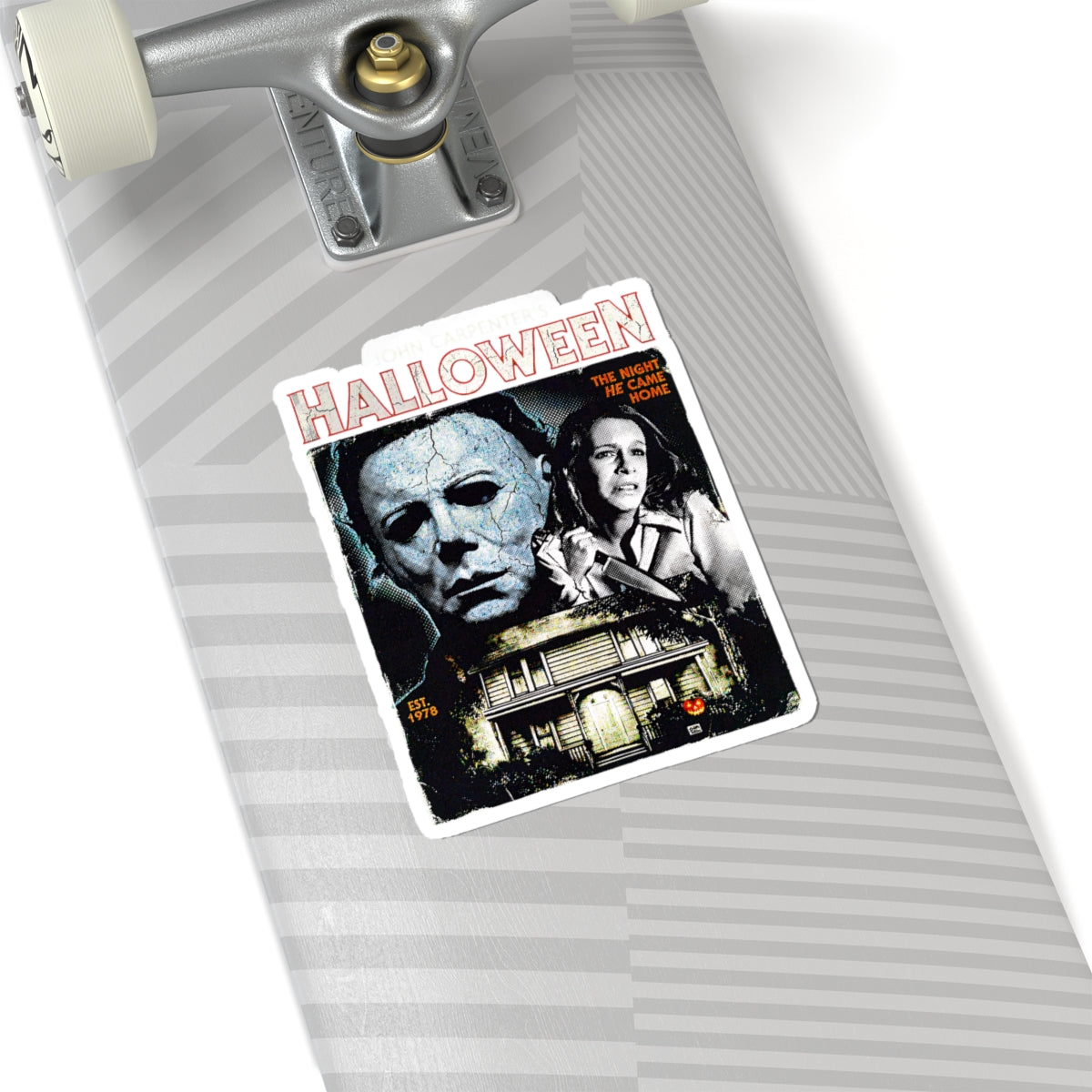 Halloween Movie Poster Kiss-Cut Sticker – Michael Myers "The Night He Came Home"