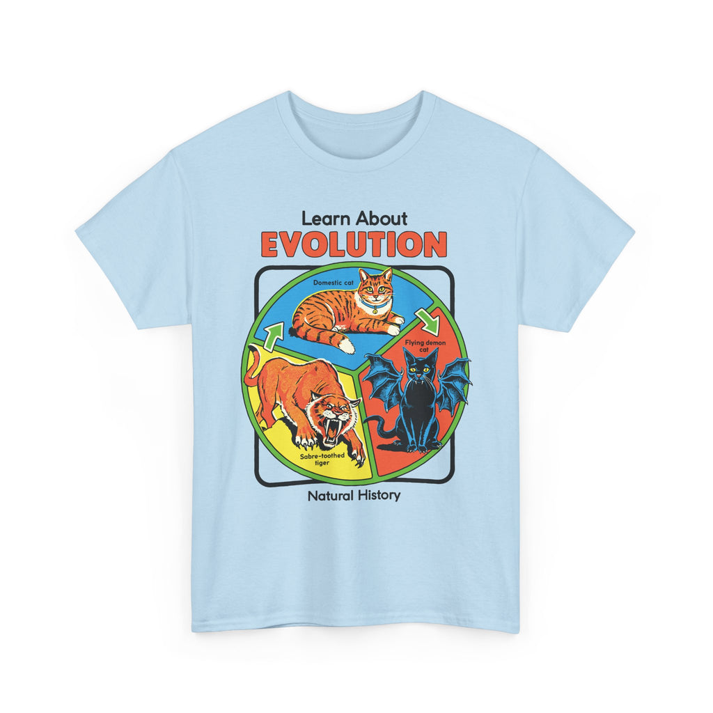 Evolution Natural History T‑Shirt — 'Learn About Evolution' Vintage Science Tee