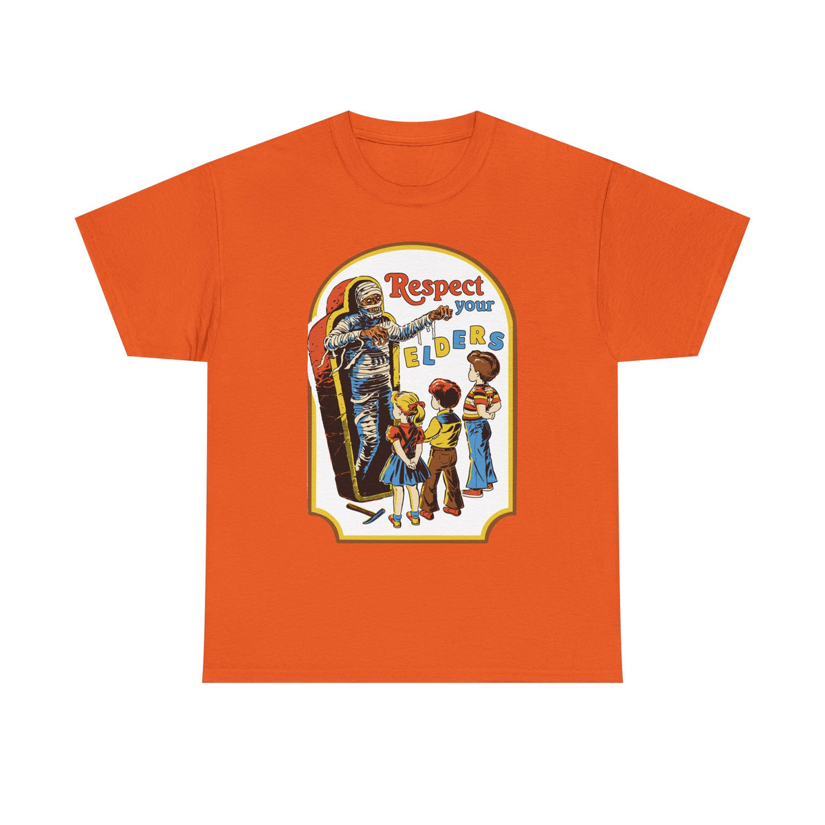 Respect Your Elders Vintage Retro Tee — Kids Learning & Respectful Message T-Shirt