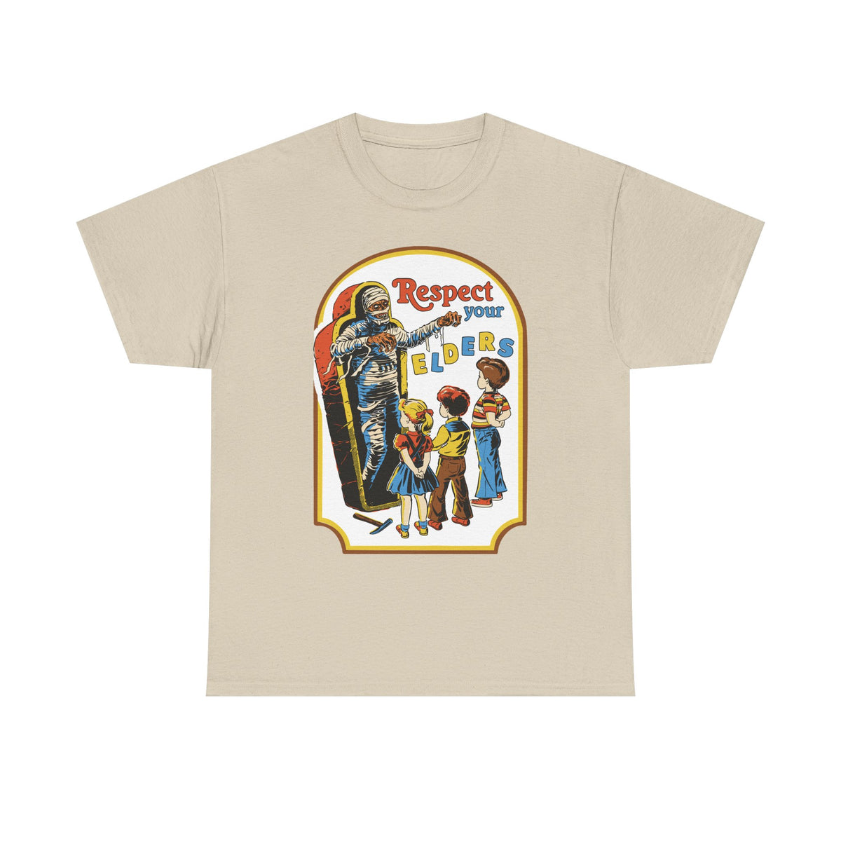 Respect Your Elders Vintage Retro Tee — Kids Learning & Respectful Message T-Shirt