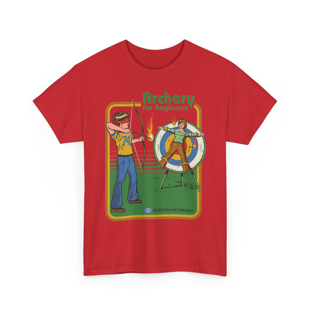 Archery for Beginners T-Shirt — Retro Archery Instruction Tee